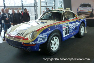 PORSCHE 959 Rally Raid won DAKAR 1986 with René Metge and Dominique Lemoyne